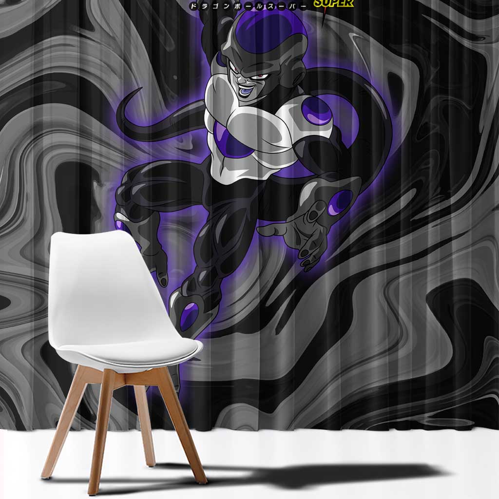 Black Frieza - Dragon Ball Window Curtain Anime Style