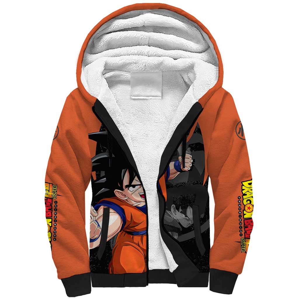 Goku - Dragon Ball Z Sherpa Hoodie Anime Style