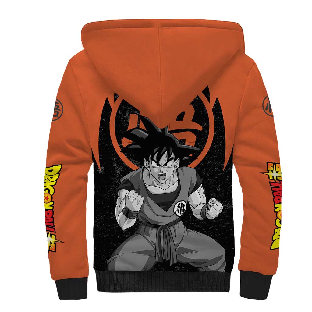 Goku - Dragon Ball Z Sherpa Hoodie Anime Style
