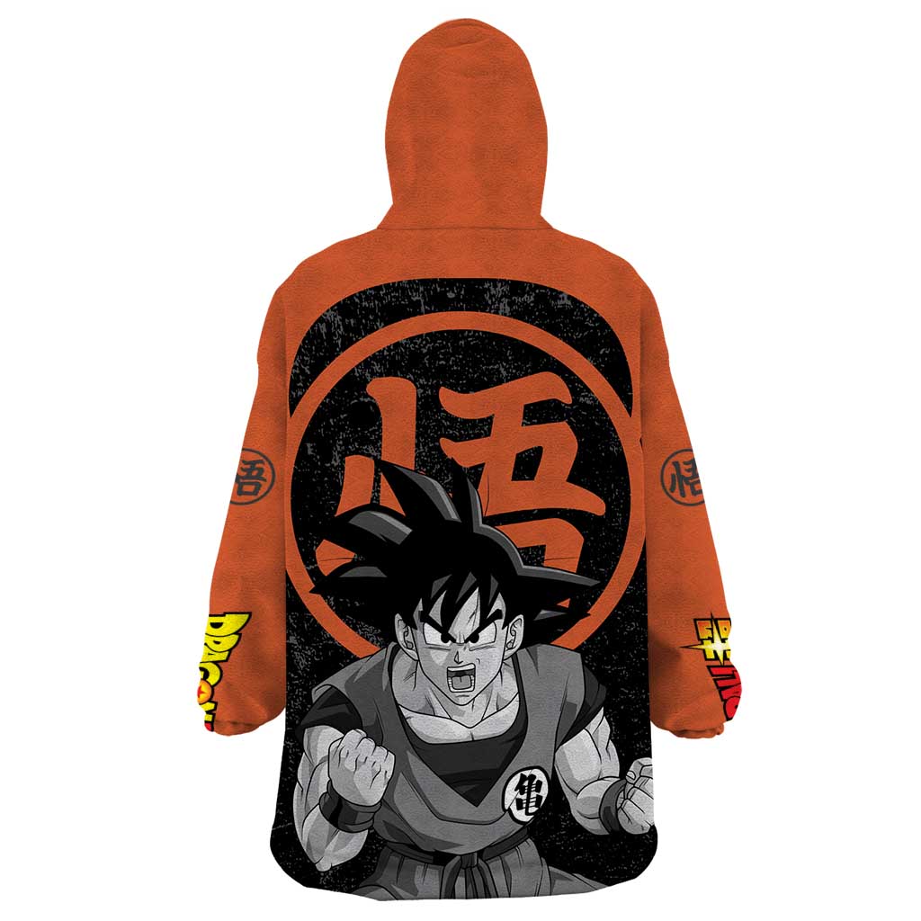 Goku - Dragon Ball Z Wearable Blanket Hoodie Anime Style