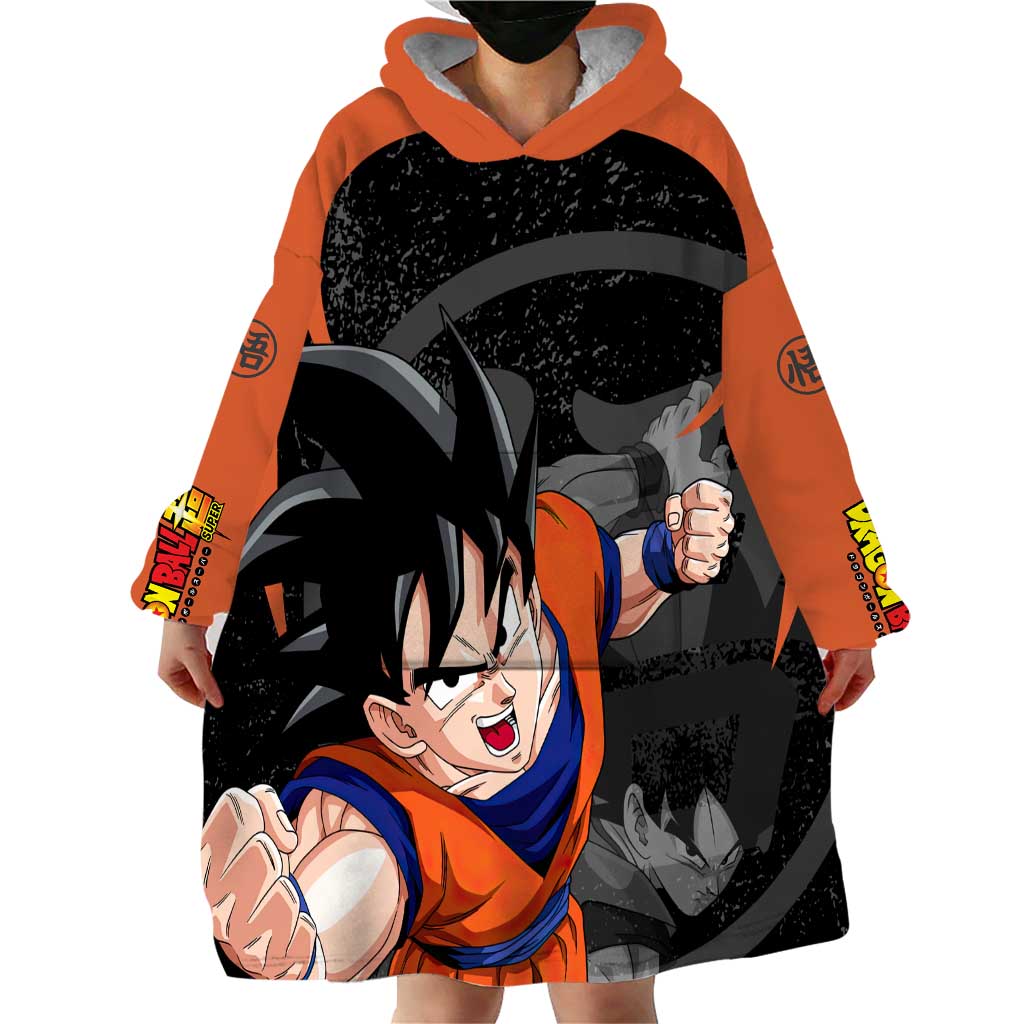 Goku - Dragon Ball Z Wearable Blanket Hoodie Anime Style