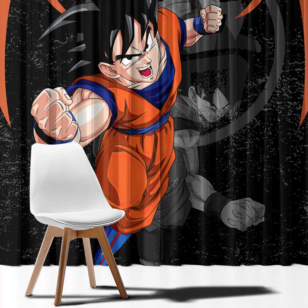 Goku - Dragon Ball Z Window Curtain Anime Style