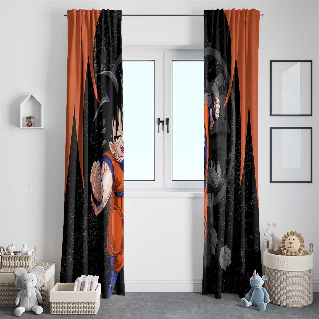Goku - Dragon Ball Z Window Curtain Anime Style