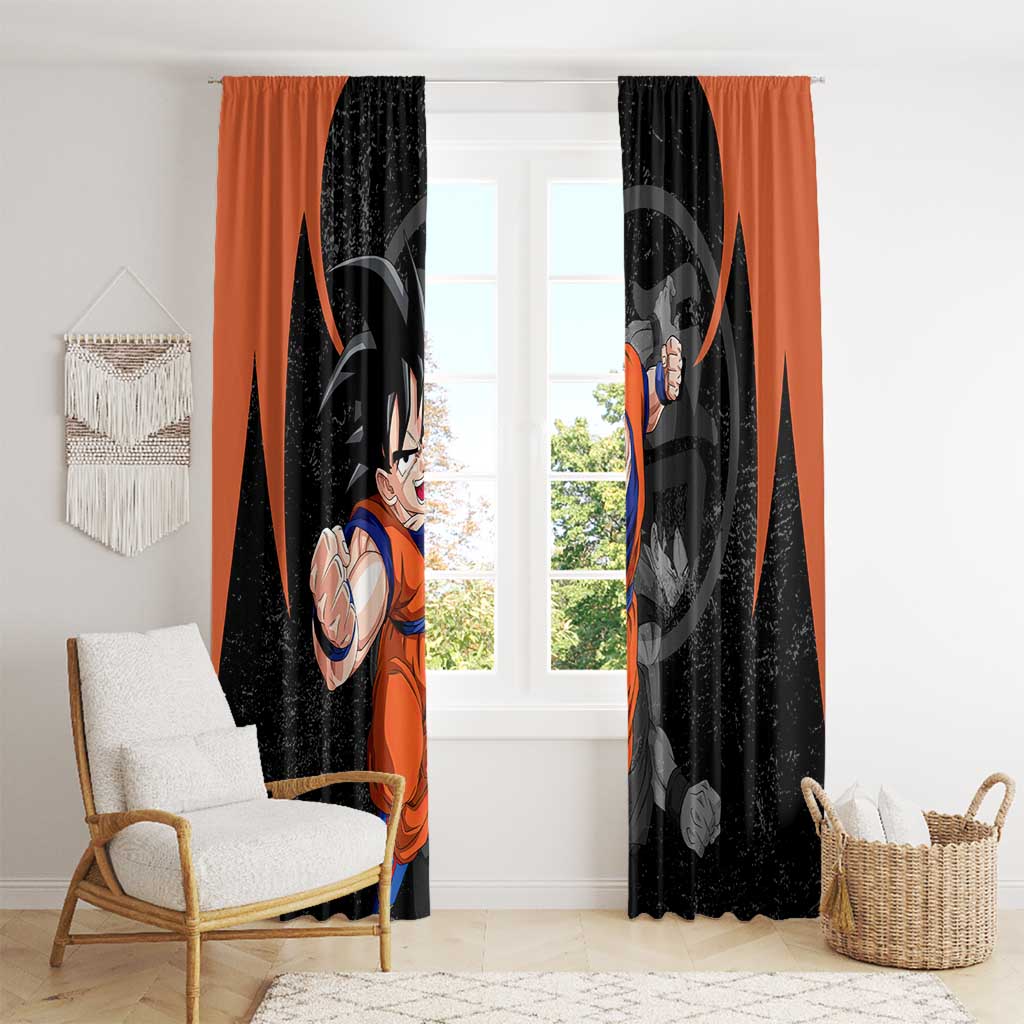 Goku - Dragon Ball Z Window Curtain Anime Style