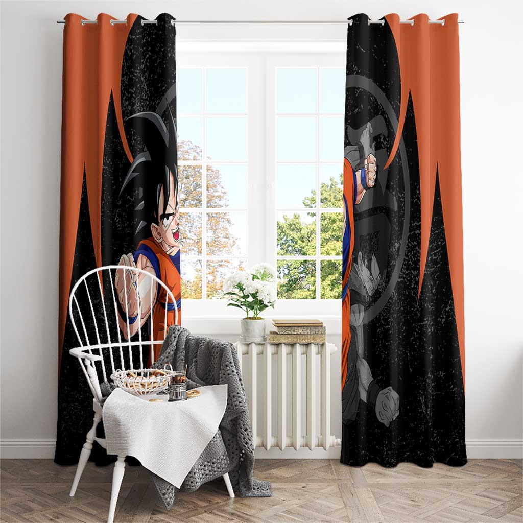 Goku - Dragon Ball Z Window Curtain Anime Style