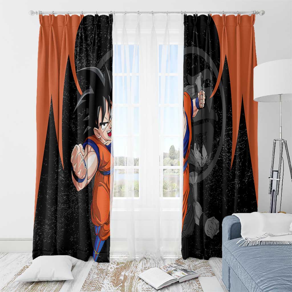 Goku - Dragon Ball Z Window Curtain Anime Style
