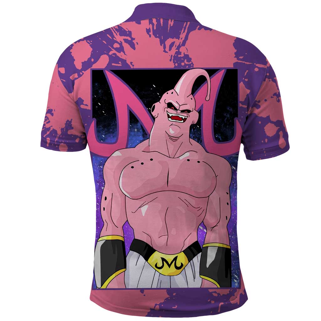 Skinny Majin Buu - Dragon Ball Polo Shirt Anime Style