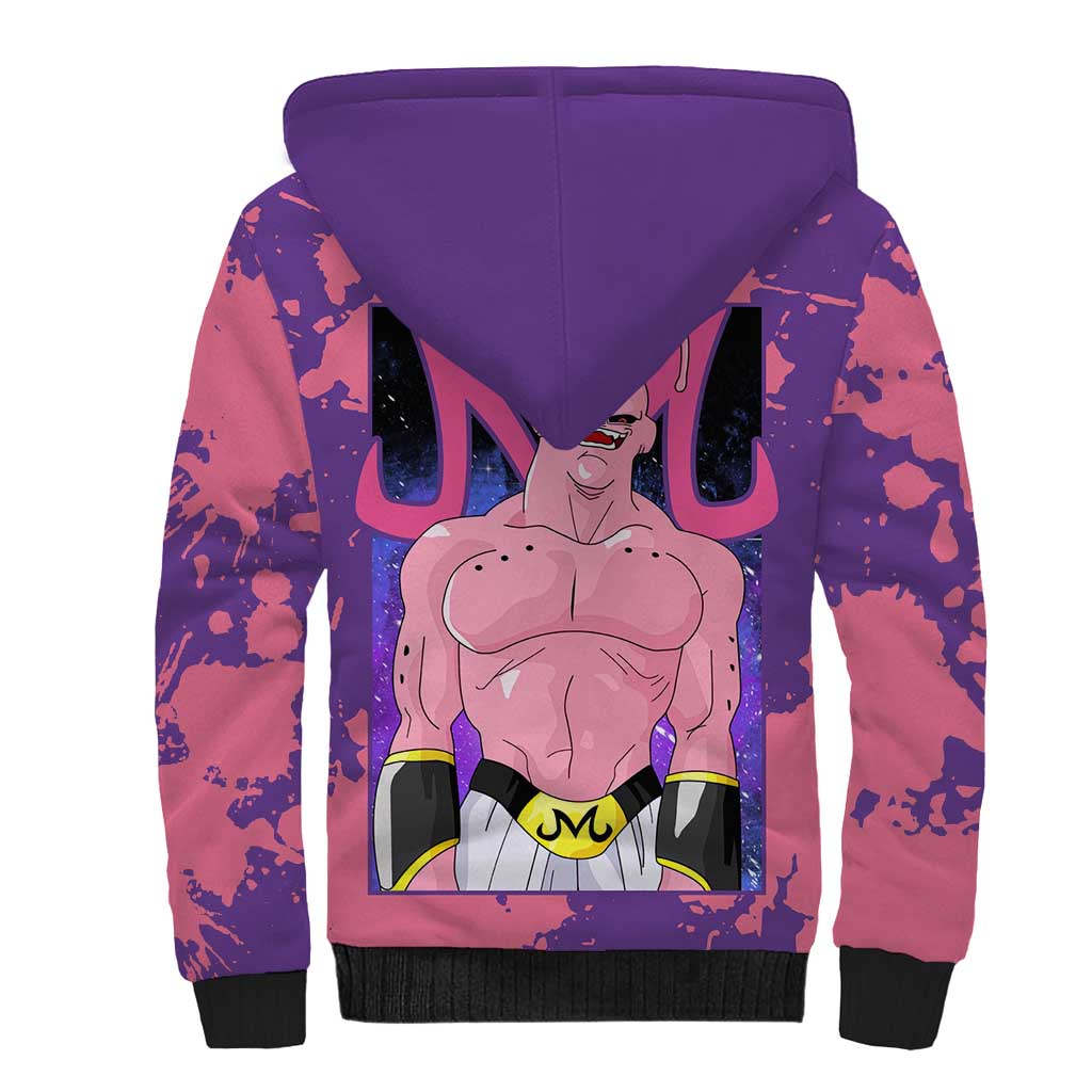 Skinny Majin Buu - Dragon Ball Sherpa Hoodie Anime Style