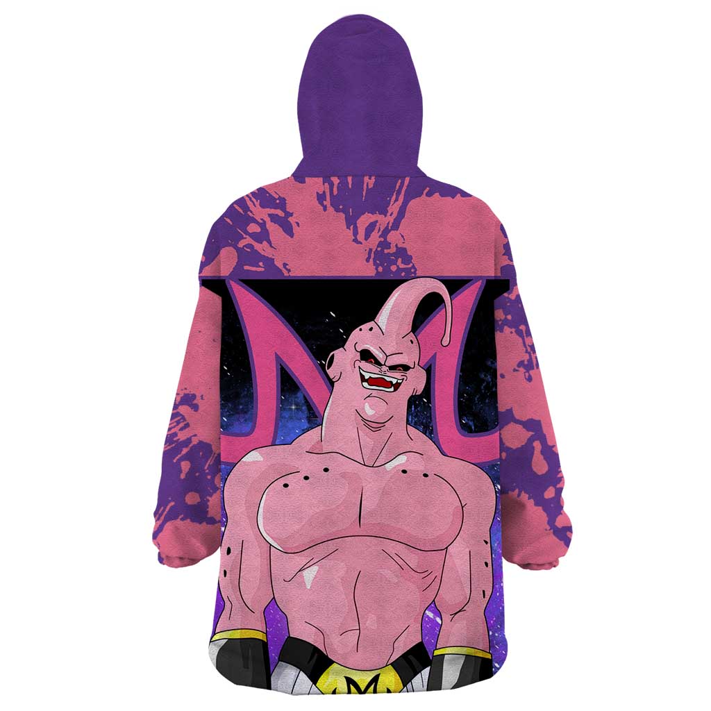 Skinny Majin Buu - Dragon Ball Wearable Blanket Hoodie Anime Style