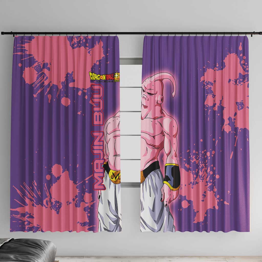 Skinny Majin Buu - Dragon Ball Window Curtain Anime Style