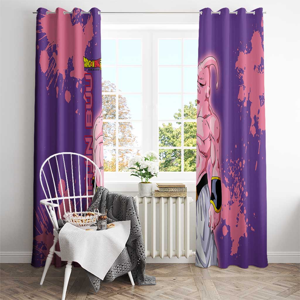 Skinny Majin Buu - Dragon Ball Window Curtain Anime Style