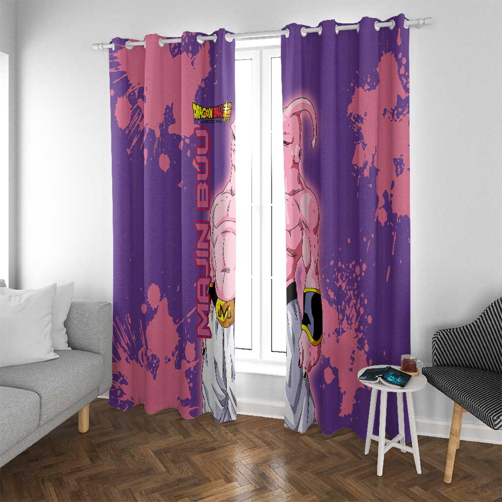 Skinny Majin Buu - Dragon Ball Window Curtain Anime Style
