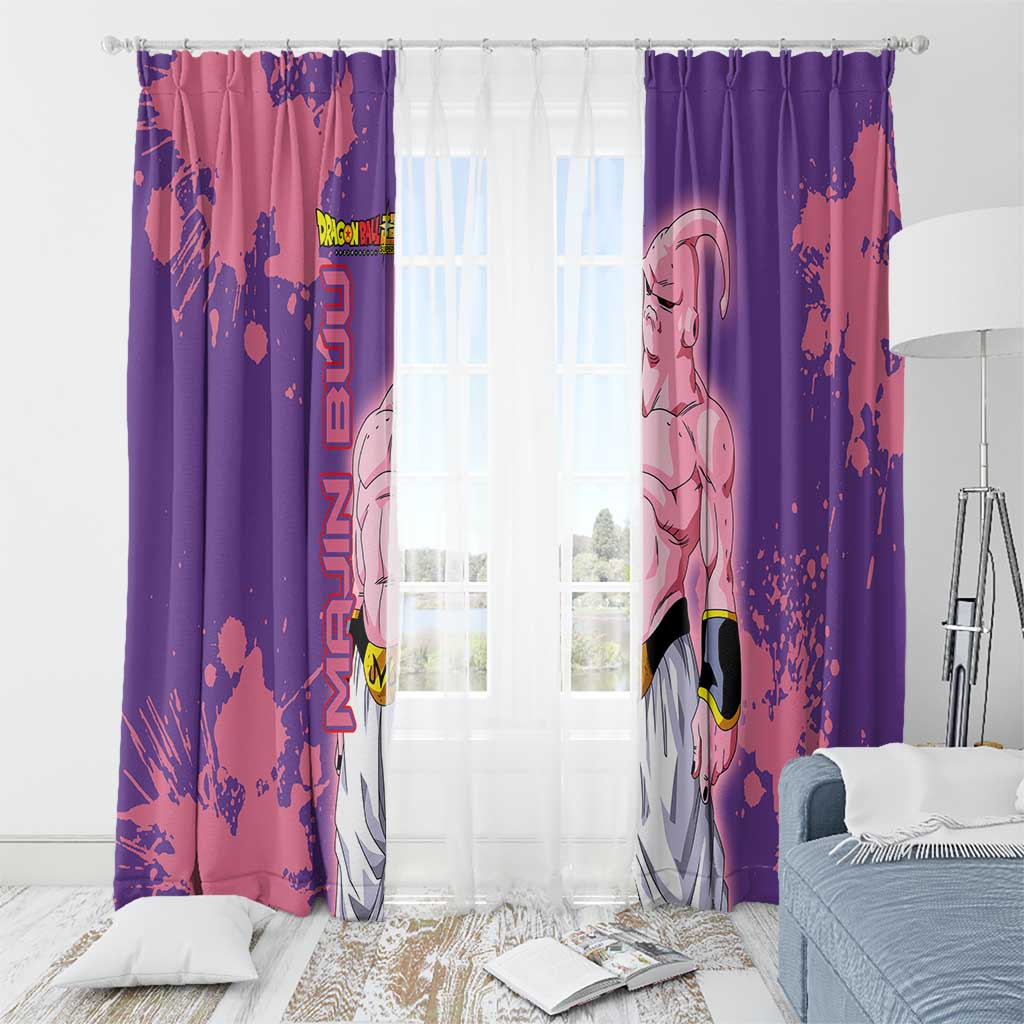 Skinny Majin Buu - Dragon Ball Window Curtain Anime Style