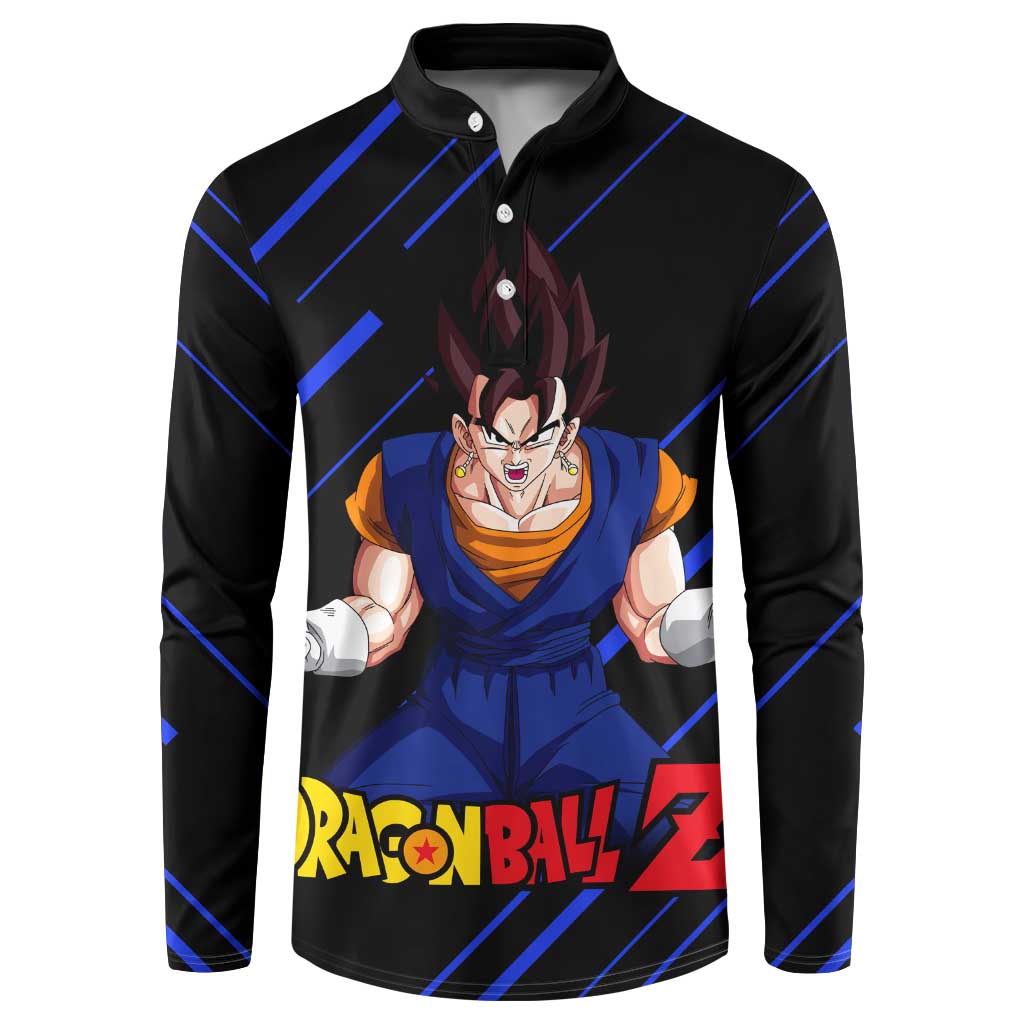 Vegito - Dragon Ball Button Sweatshirt Anime Style