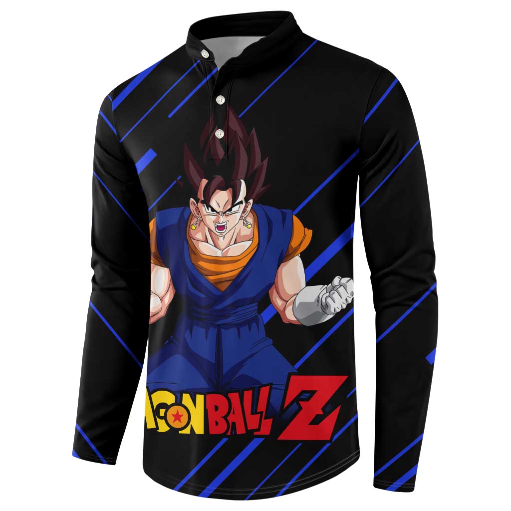 Vegito - Dragon Ball Button Sweatshirt Anime Style