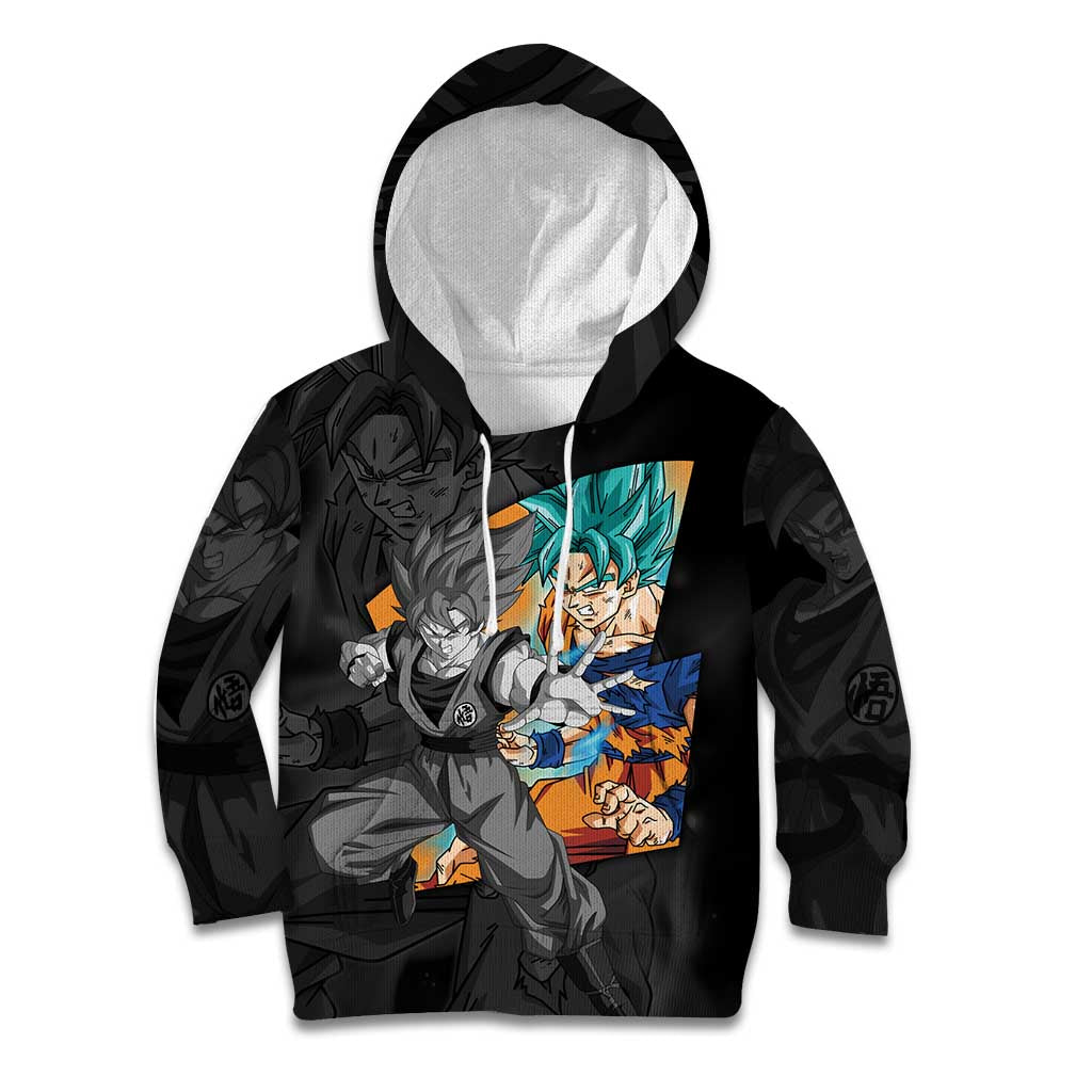 Goku Blue - Dragon Ball Kid Hoodie Anime Style