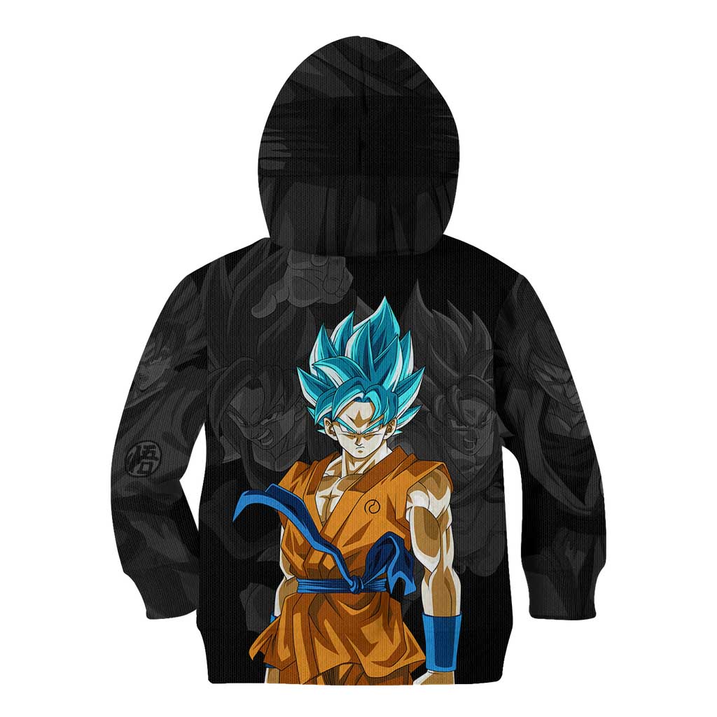 Goku Blue - Dragon Ball Kid Hoodie Anime Style