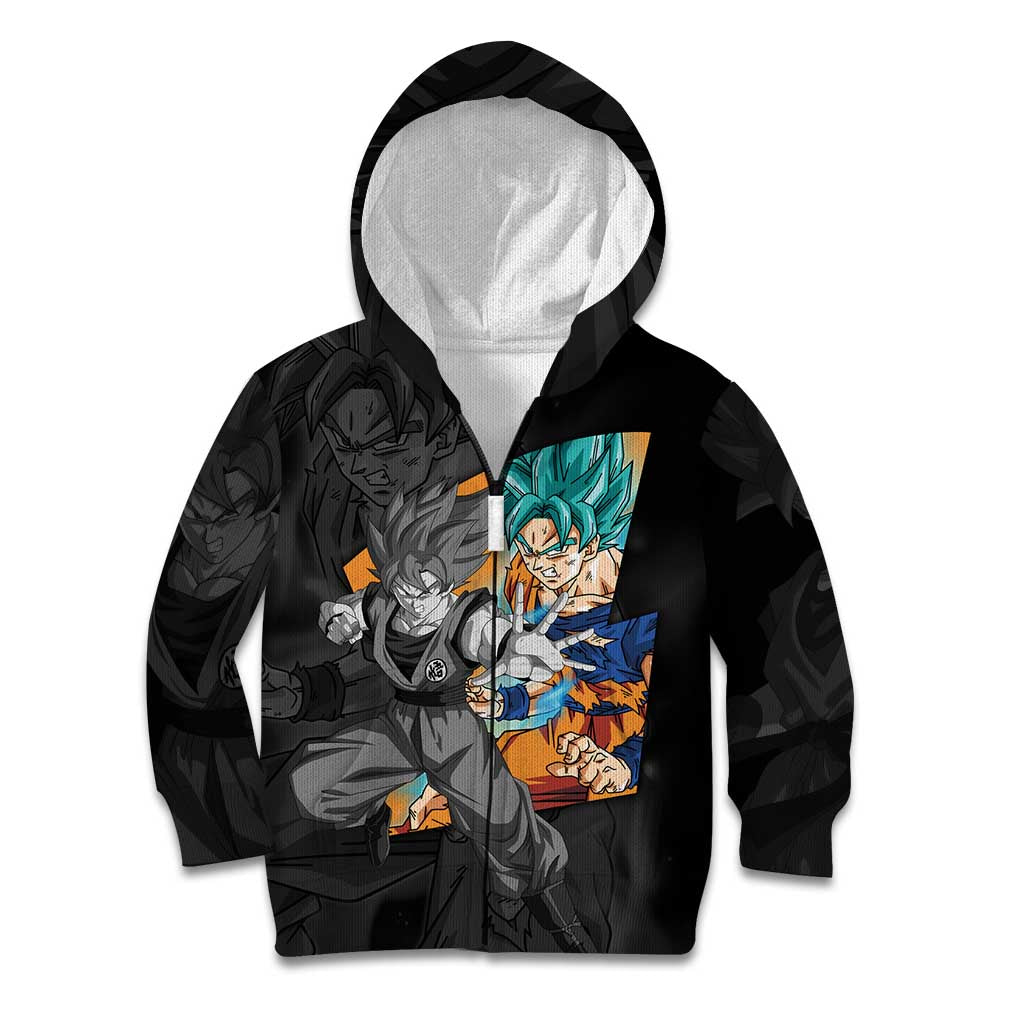 Goku Blue - Dragon Ball Kid Hoodie Anime Style