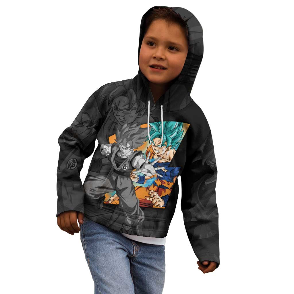 Goku Blue - Dragon Ball Kid Hoodie Anime Style