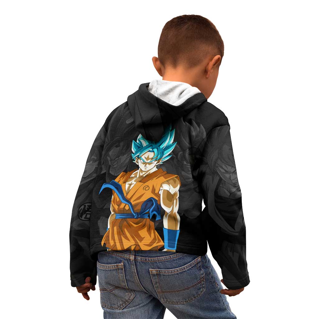 Goku Blue - Dragon Ball Kid Hoodie Anime Style