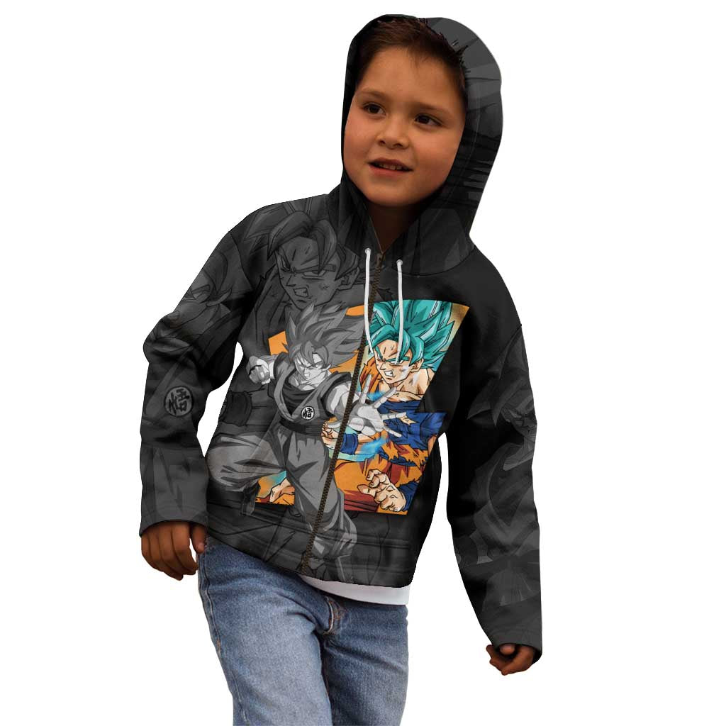 Goku Blue - Dragon Ball Kid Hoodie Anime Style