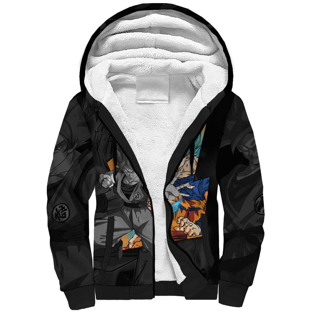 Goku Blue - Dragon Ball Sherpa Hoodie Anime Style