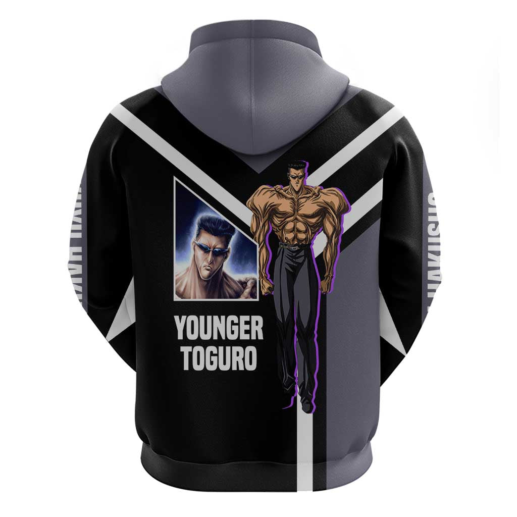 Kurama Yu Yu Hakusho Hoodie with Human Form and Calm Focused Pose Design - The Mazicc