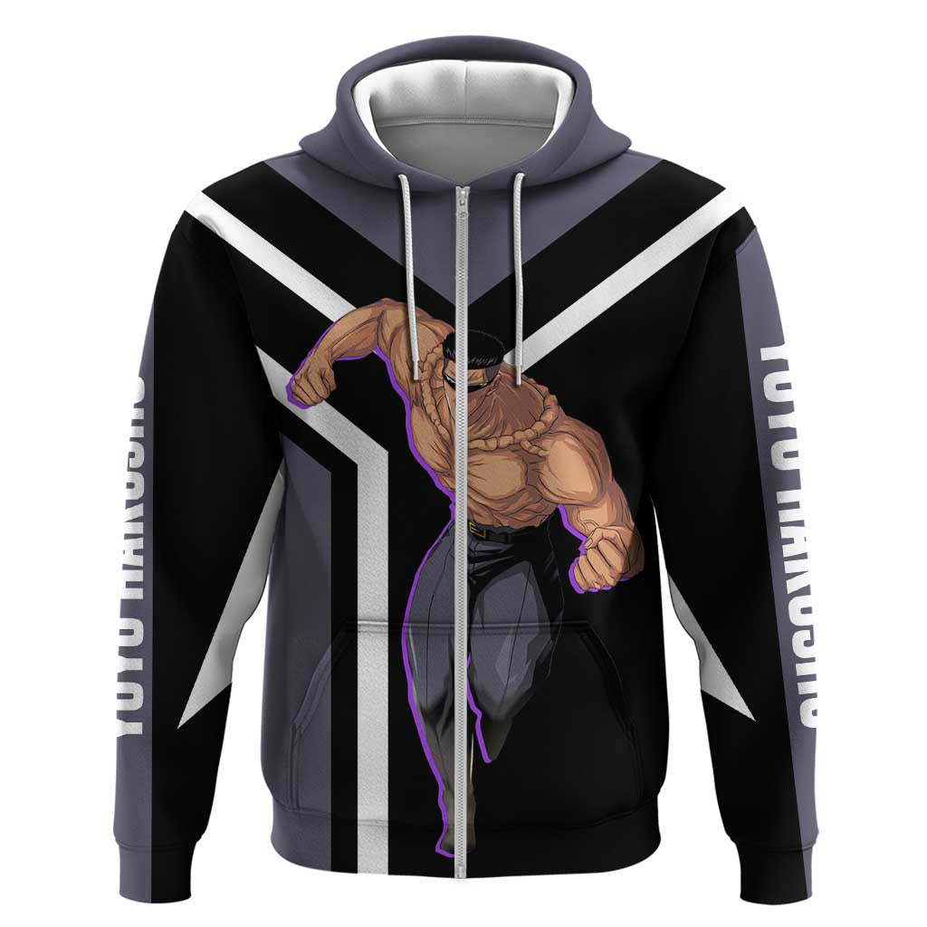 Kurama Yu Yu Hakusho Hoodie with Human Form and Calm Focused Pose Design - The Mazicc
