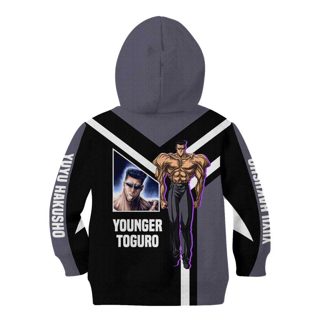 Kurama Yu Yu Hakusho Kid Hoodie with Human Form and Calm Focused Pose Design - The Mazicc