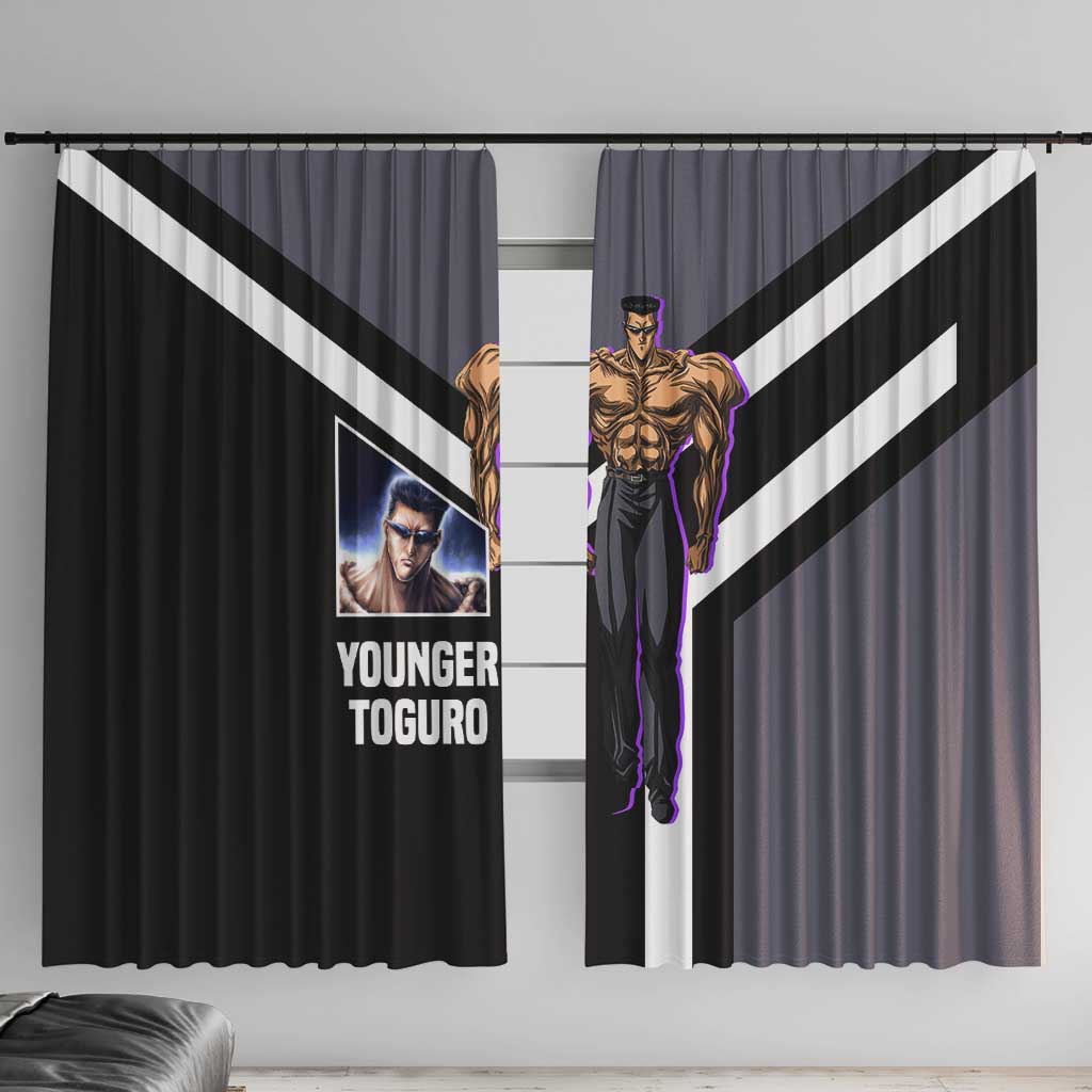 Kurama Yu Yu Hakusho Window Curtain with Human Form and Calm Focused Pose Design - The Mazicc