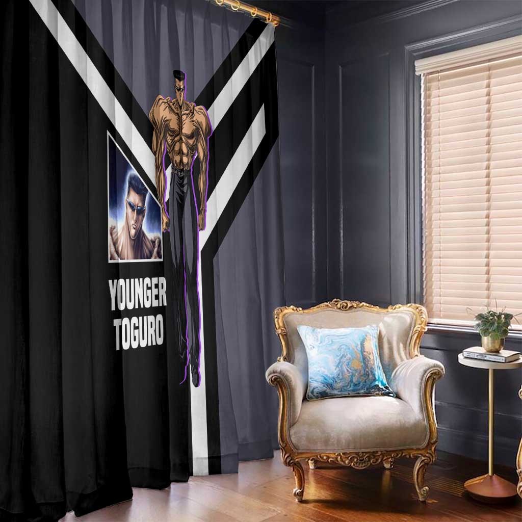 Kurama Yu Yu Hakusho Window Curtain with Human Form and Calm Focused Pose Design - The Mazicc