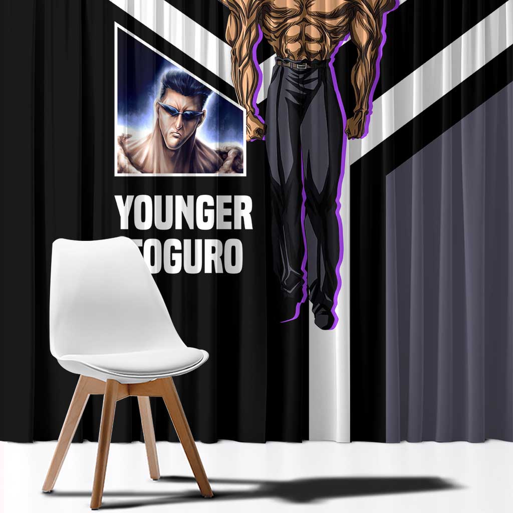 Kurama Yu Yu Hakusho Window Curtain with Human Form and Calm Focused Pose Design - The Mazicc