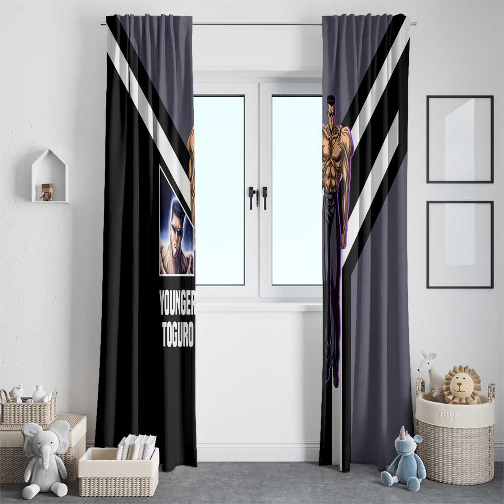 Kurama Yu Yu Hakusho Window Curtain with Human Form and Calm Focused Pose Design - The Mazicc