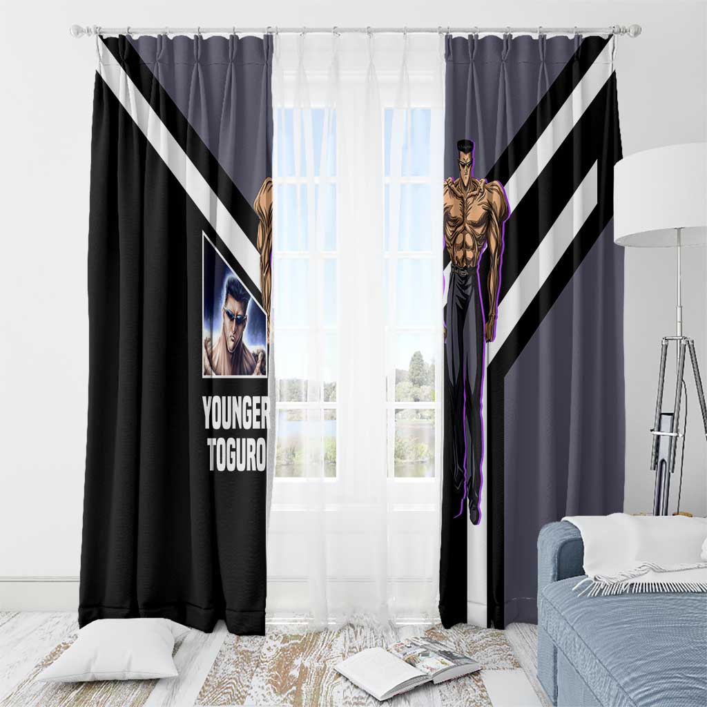 Kurama Yu Yu Hakusho Window Curtain with Human Form and Calm Focused Pose Design - The Mazicc