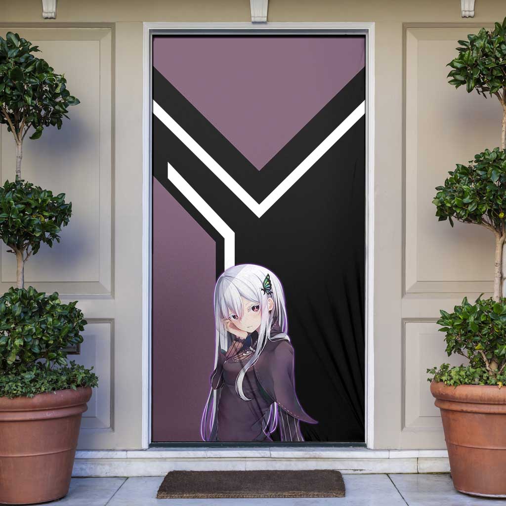 Enchidna Re:Zero Door Cover with Elegant Pose and Mystical Fantasy Design - The Mazicc