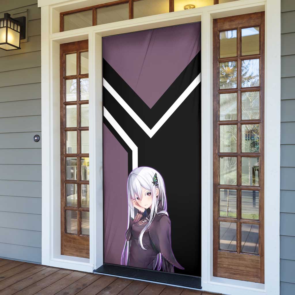 Enchidna Re:Zero Door Cover with Elegant Pose and Mystical Fantasy Design - The Mazicc