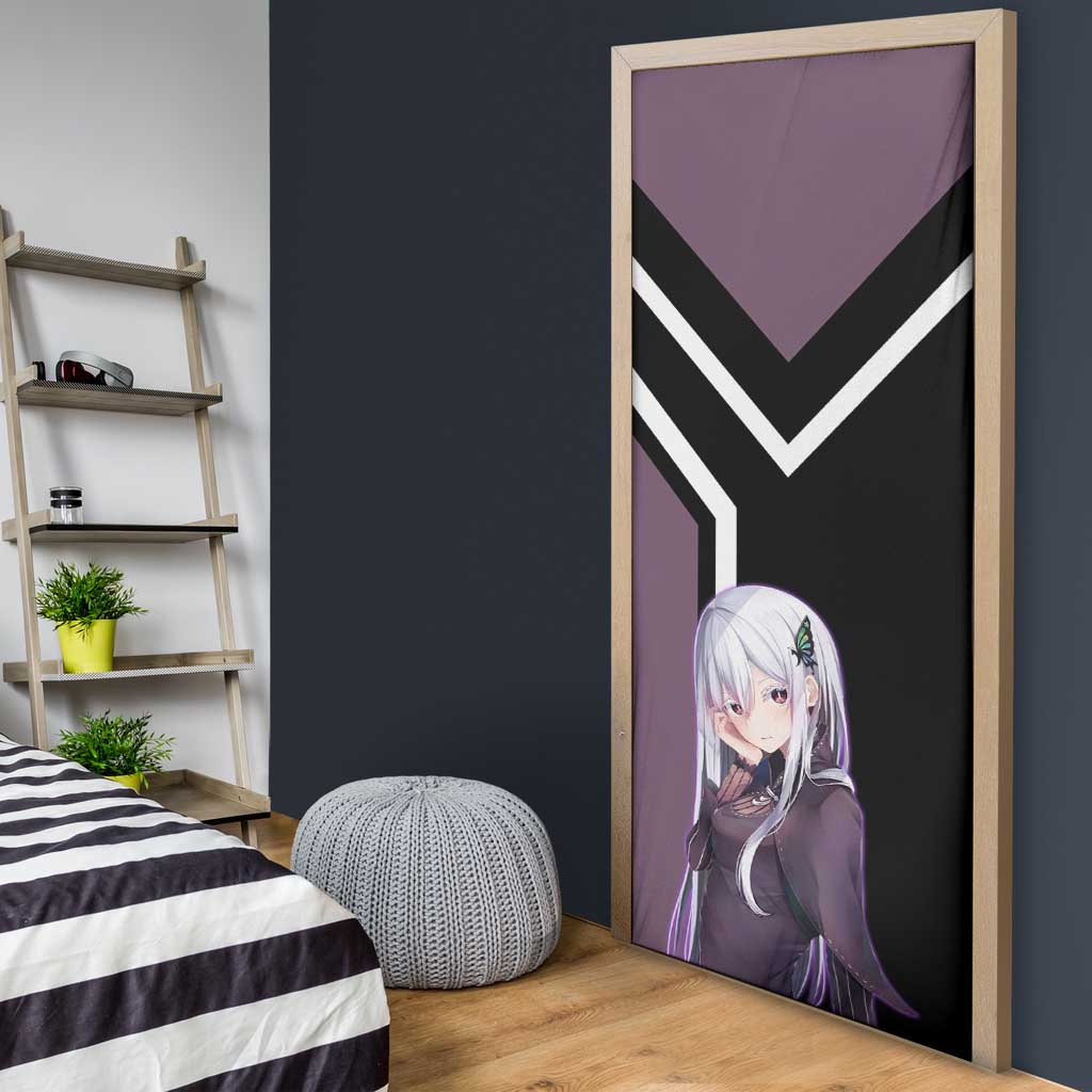 Enchidna Re:Zero Door Cover with Elegant Pose and Mystical Fantasy Design - The Mazicc