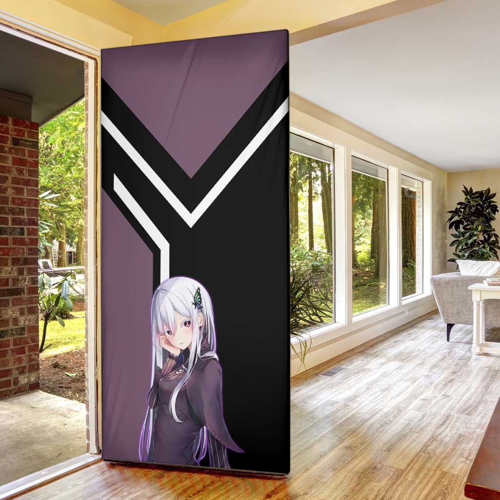Enchidna Re:Zero Door Cover with Elegant Pose and Mystical Fantasy Design - The Mazicc