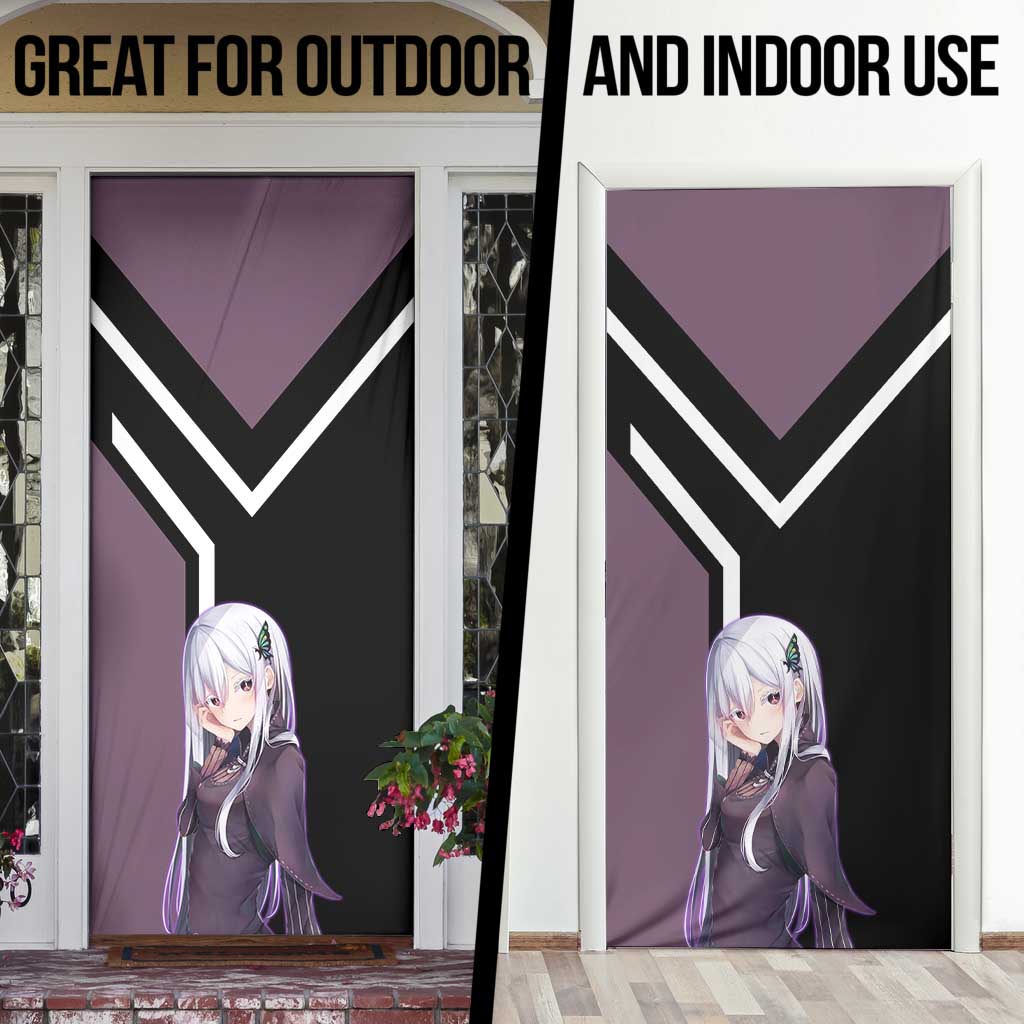 Enchidna Re:Zero Door Cover with Elegant Pose and Mystical Fantasy Design - The Mazicc