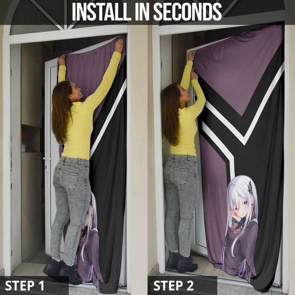 Enchidna Re:Zero Door Cover with Elegant Pose and Mystical Fantasy Design - The Mazicc