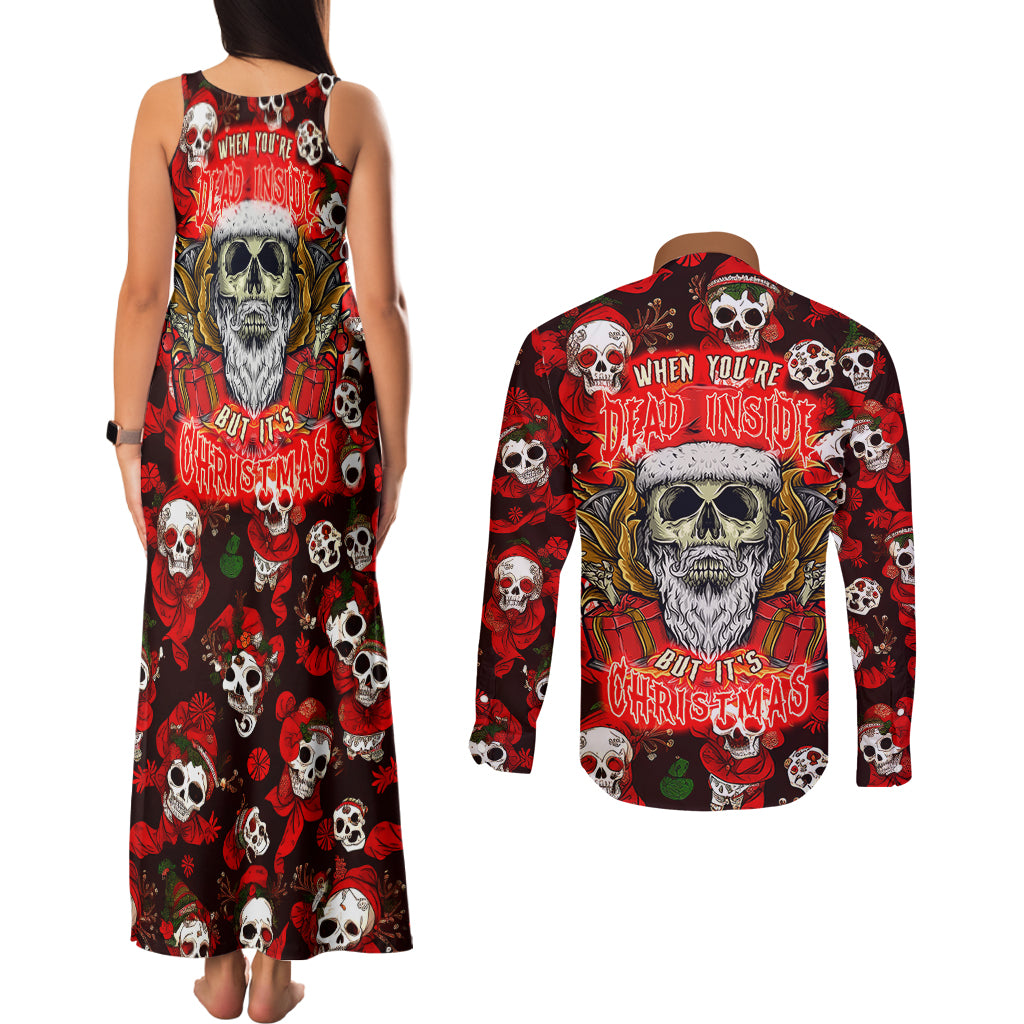 christmas-skull-couples-matching-tank-maxi-dress-and-long-sleeve-button-shirts-when-youre-dead-inside-but-its-christmas