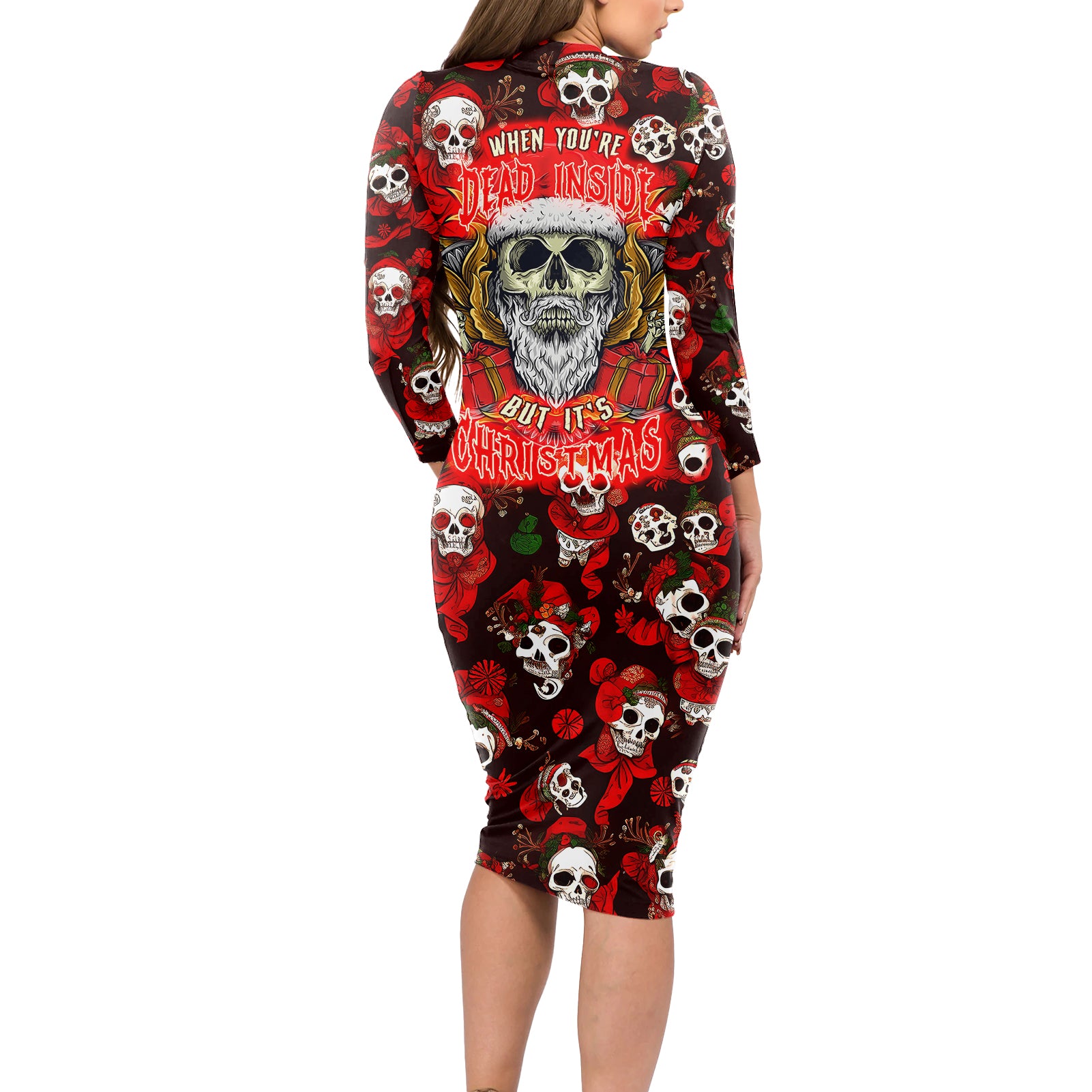 christmas-skull-long-sleeve-bodycon-dress-when-youre-dead-inside-but-its-christmas