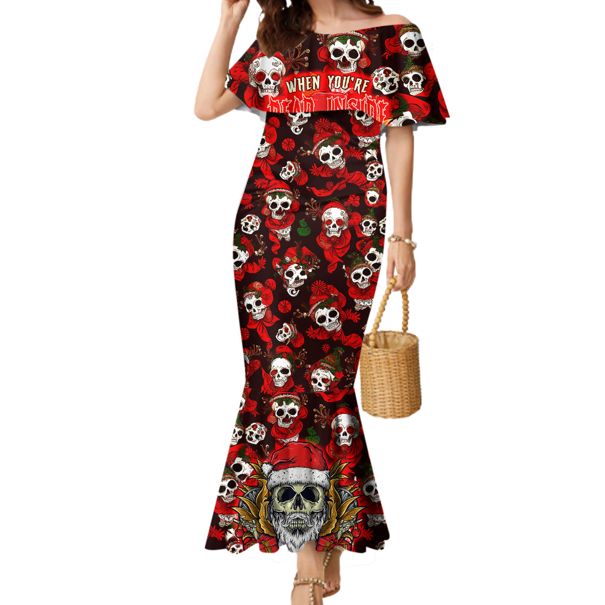 christmas-skull-mermaid-dress-when-youre-dead-inside-but-its-christmas