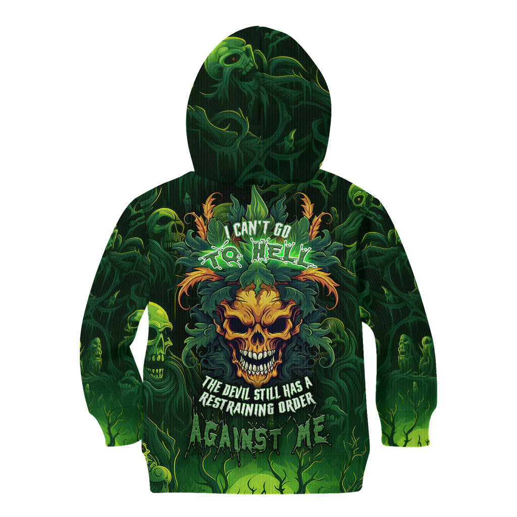 i-cant-go-to-hell-the-devil-still-has-a-restraining-order-against-me-kid-hoodie