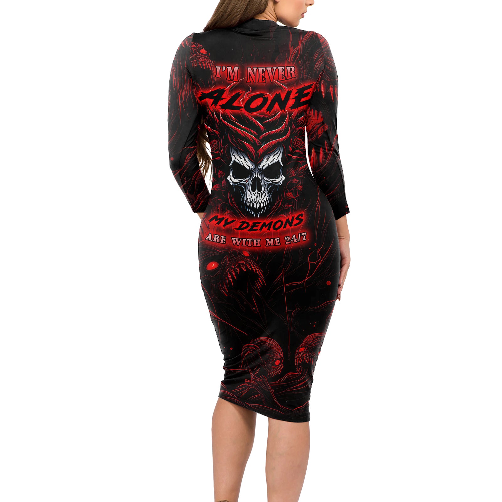 im-never-alone-my-demon-are-with-me-247-long-sleeve-bodycon-dress