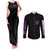 Shinobu Kocho V2 Demon Slayer Couples Matching Tank Maxi Dress and Long Sleeve Button Shirt Anime Style