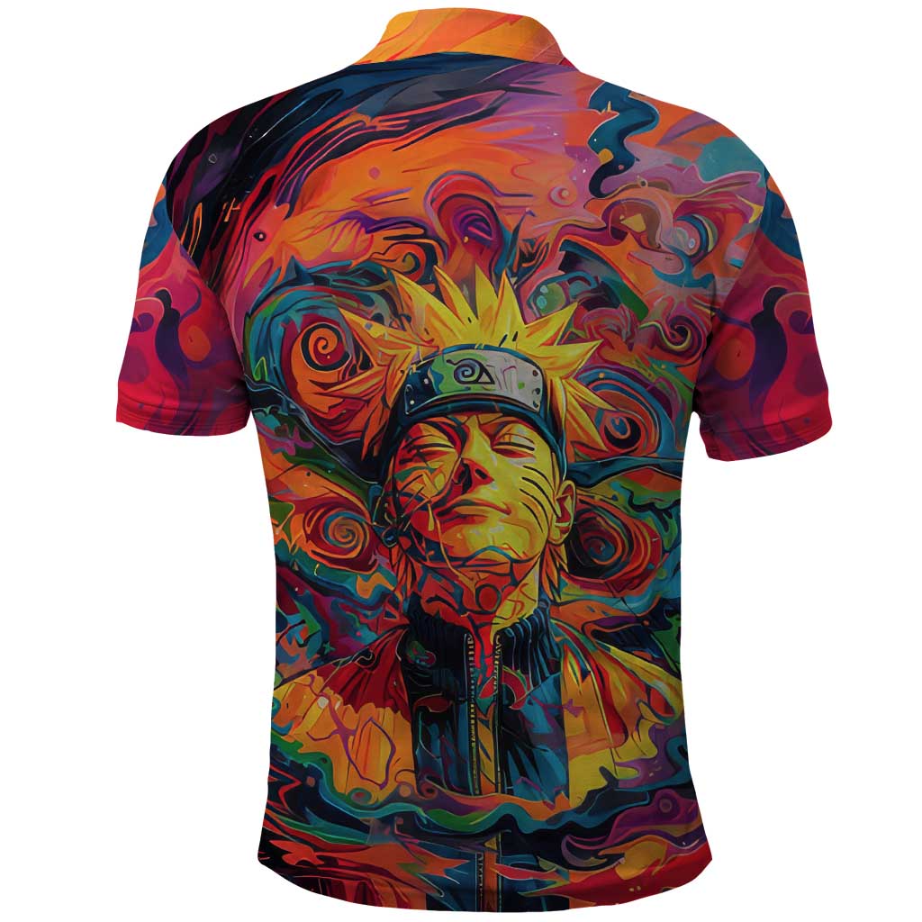 Trippy Naruto Polo Shirt Anime Mix Trippy Style