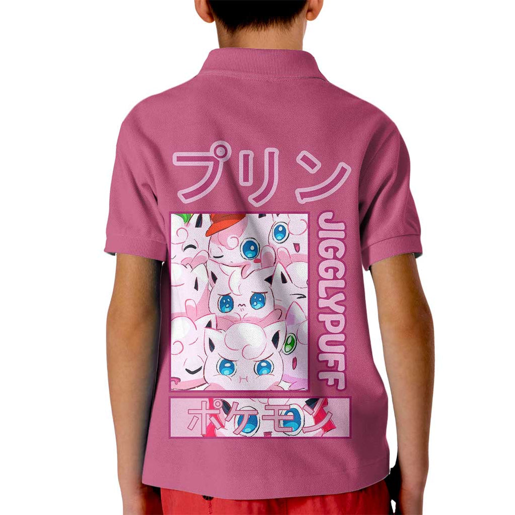 Jigglypuff -  Poke Kid Polo Shirt Anime Style