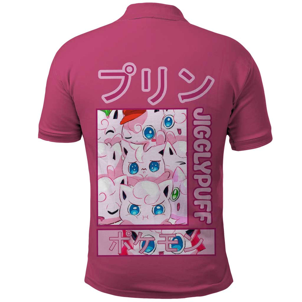Jigglypuff -  Poke Polo Shirt Anime Style