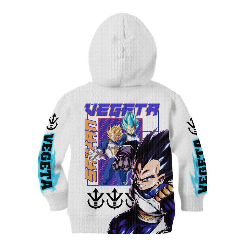 Vegeta V3 Dragon Ball Z Kid Hoodie Anime Style